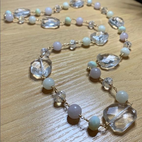 Natural handmade gemstones necklace gold‎ filled - Picture 2 of 6